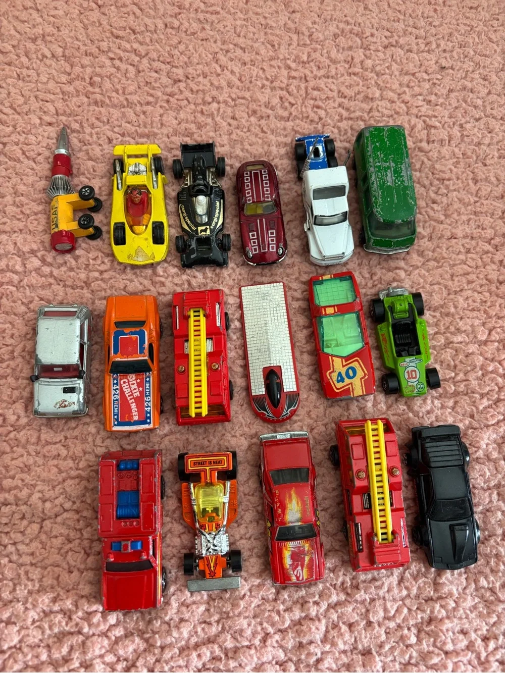 Vintage Lot Diecast cars Hotwheels Matchbox Corgi Majorette 70’s-80’s